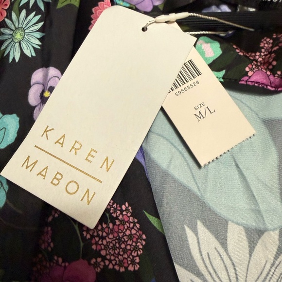 Floral Patterned Robe with Belt - Picture 8 of 9